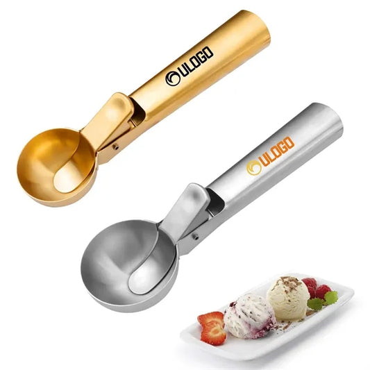 Stainless Steel Ice Cream Spoon With Trigger