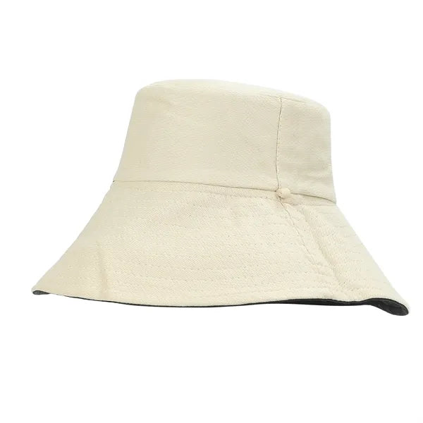 Double Sided Big Brimmed Bucket Hat