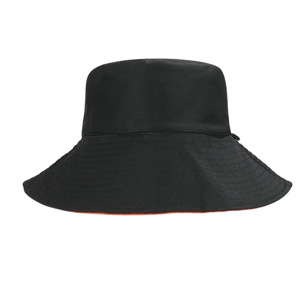 Double Sided Big Brimmed Bucket Hat