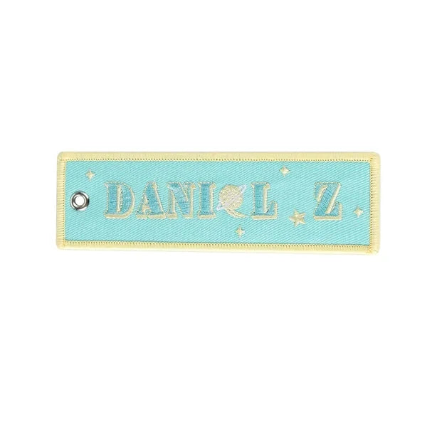 Embroidered Key Tag