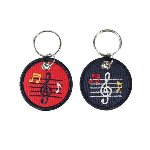 Embroidered Key Tag