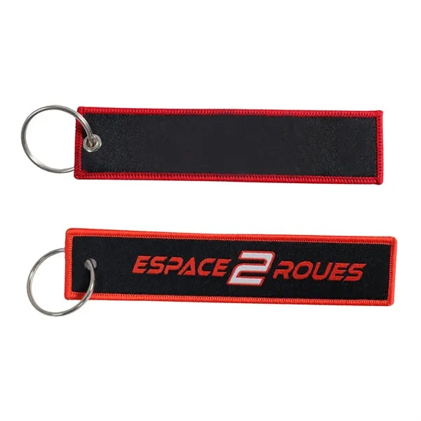 Embroidered Keychain Tag