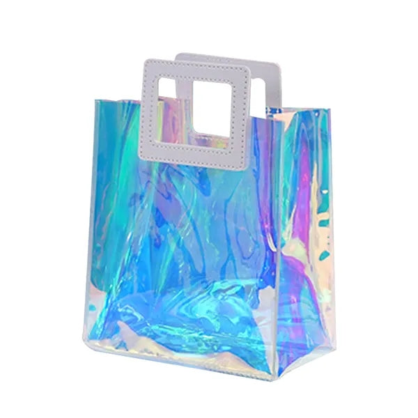 Laser Iridescent Clear Gift Bag
