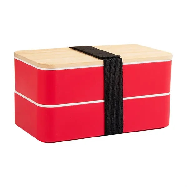 Lunch Container with Bamboo Lid Bento Box