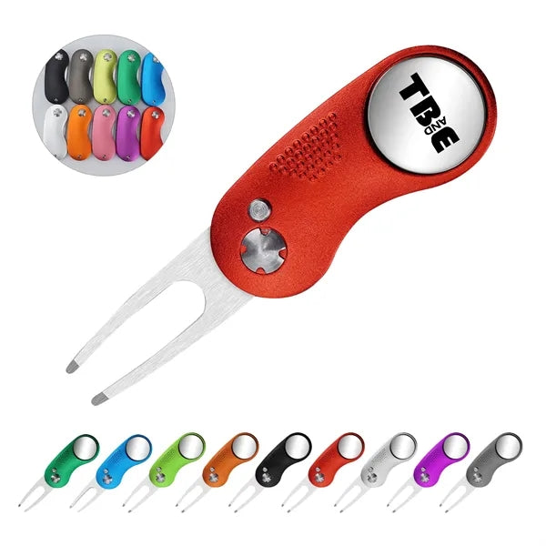 Foldable Golf Divot Repair Tool