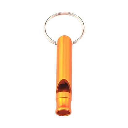 Mini Aluminum Whistle Keyring Keychain