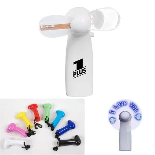 Mini Programmable Led Handheld Fan