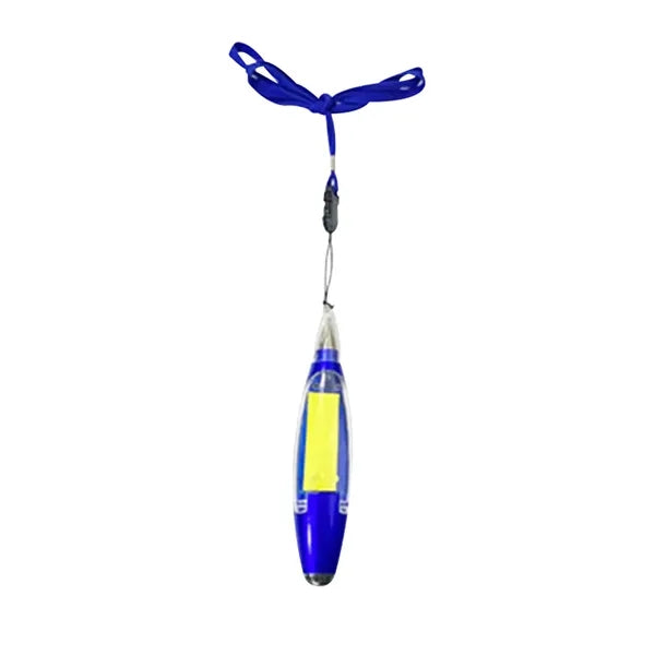 Multi Functional Pen with Sticky Notes & Flashlight