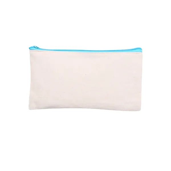 Multipurpose Zippered Canvas Pencil Pouch