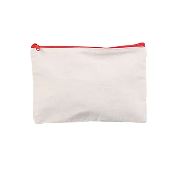 Multipurpose Zippered Canvas Pencil Pouch