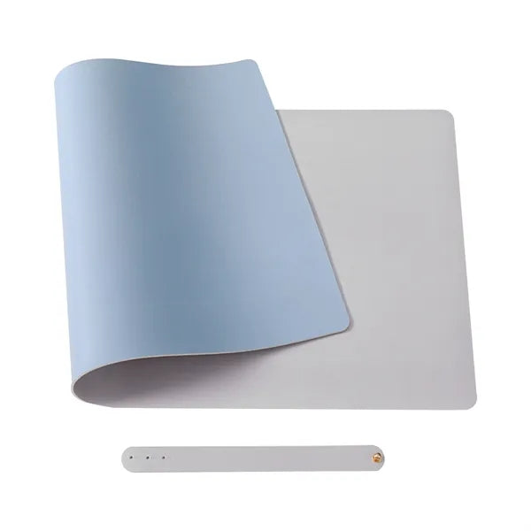Office Large Leather Computer Desk Pad With Strap