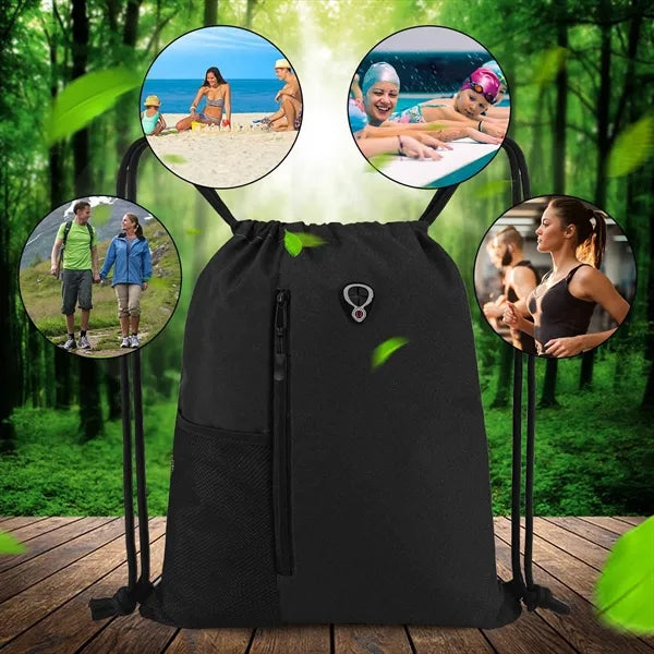 Multifunctional Drawstring Backpack Sports Gym Bag