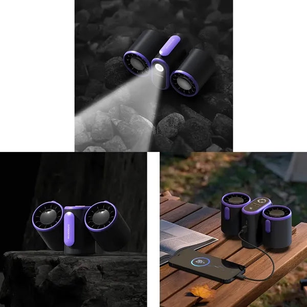 Dual Turbo Hands-Free Fan