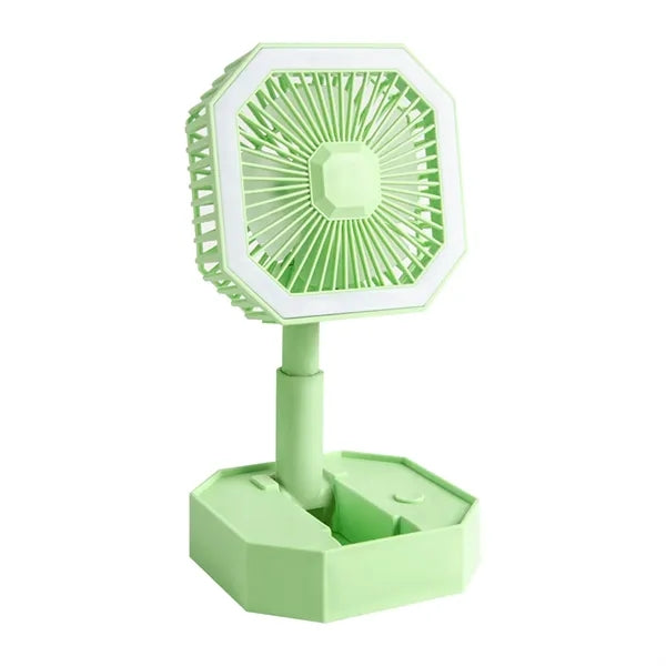 Mini USB Fan with Fill Light & Touch Control