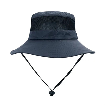 Wide Brim Uv Protection Sun Bucket Hat