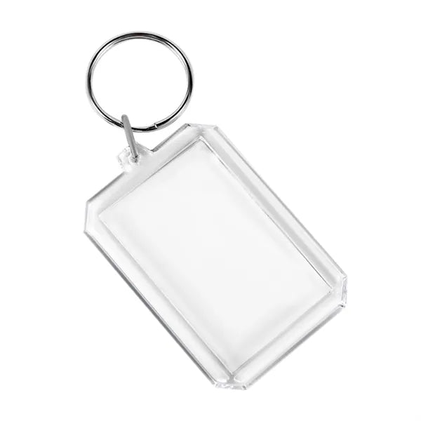 Rectangle Acrylic Photo Insert Keytag