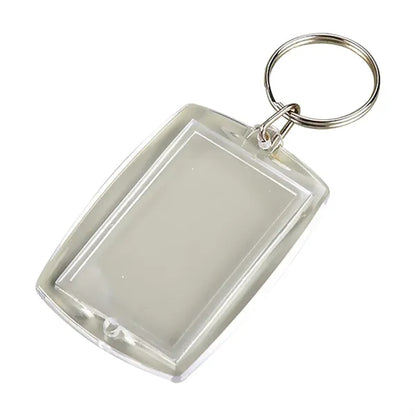 Rectangle Acrylic Photo Insert Keytag