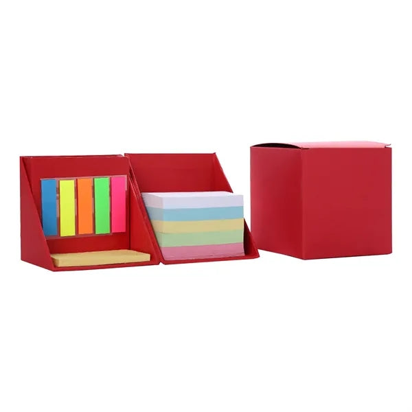 Sticky Notes Cube Box With Pen Holder