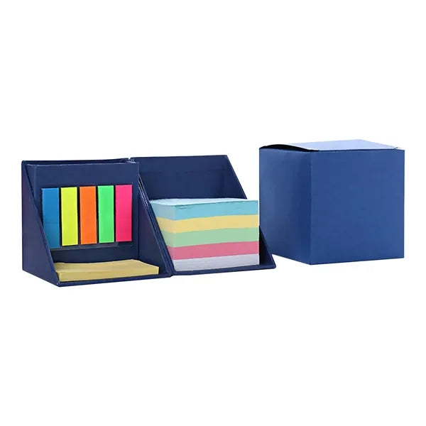 Sticky Notes Cube Box With Pen Holder