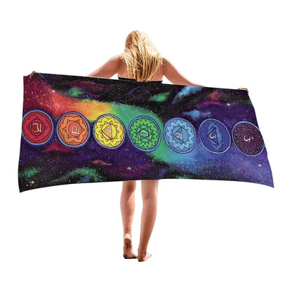 Jumbo Oversized Sublimation Beach Towel 71"x35"