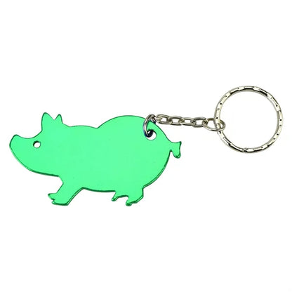 Animal Shape Bottle Opener Keyring