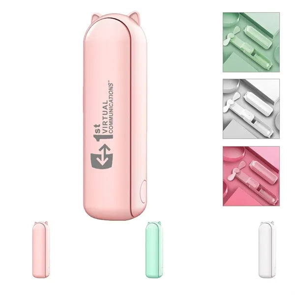 USB Rechargeable Capcule Fan w/ Power Bank
