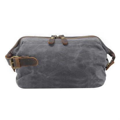 Waxed Canvas Toiletry Bag