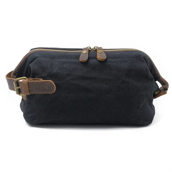 Waxed Canvas Toiletry Bag