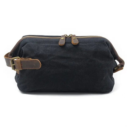 Waxed Canvas Toiletry Bag