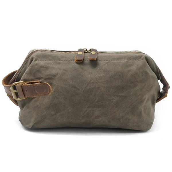 Waxed Canvas Toiletry Bag