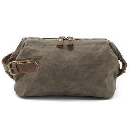 Waxed Canvas Toiletry Bag