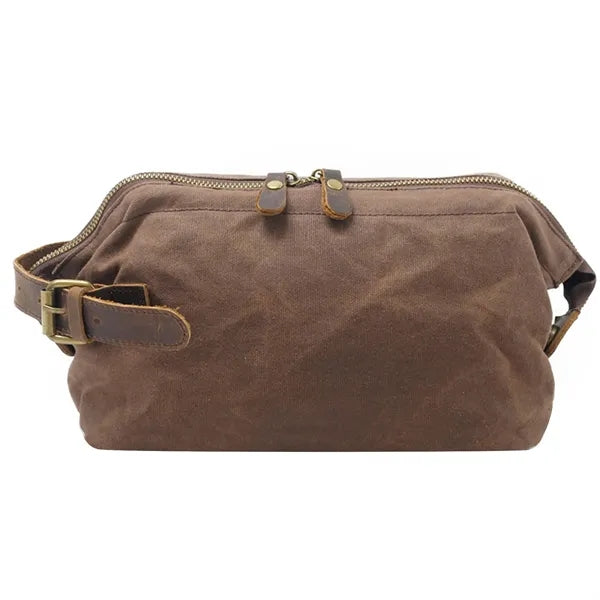 Waxed Canvas Toiletry Bag