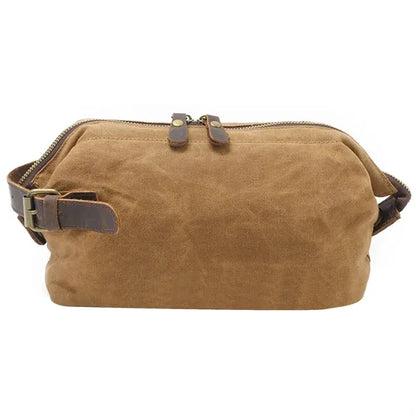 Waxed Canvas Toiletry Bag