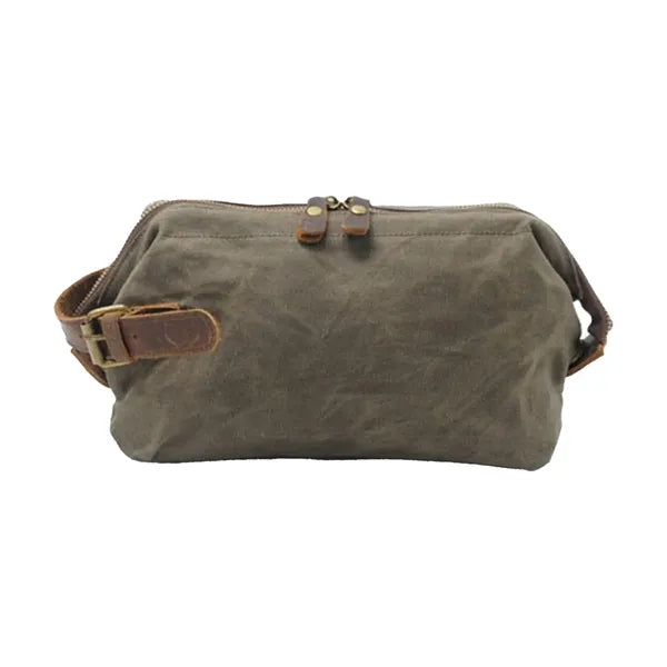 Waxed Canvas Toiletry Bag