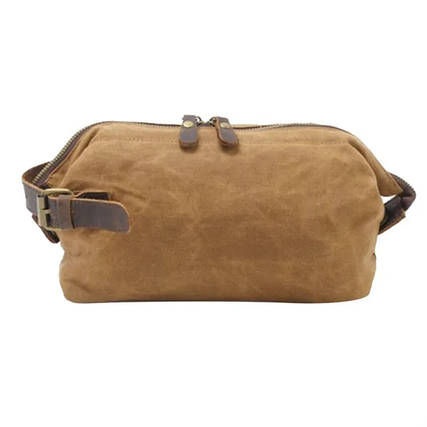 Waxed Canvas Toiletry Bag