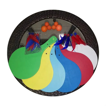 Wooden Paddle Beach Summer Ball Game