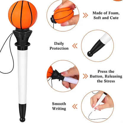 Sports Ball Spring Pen