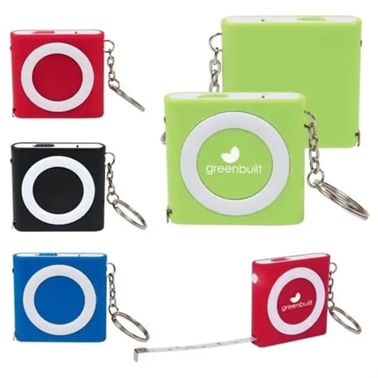 LED Keychain Tape Measure