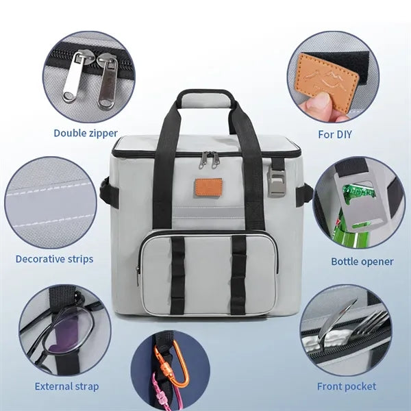 40L Insulated Cooler Bag with Bottle Opener