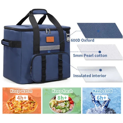 40L Insulated Cooler Bag with Bottle Opener