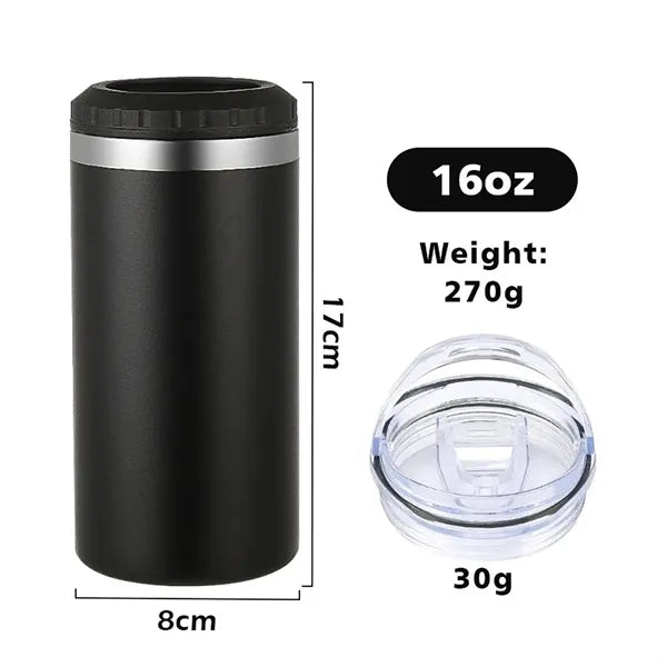 16oz Vacuum Insulated Can Cooler