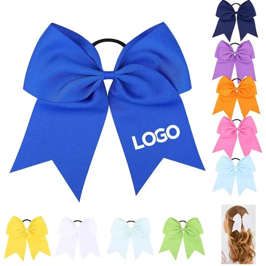 8 Inch Bow Hair Tie