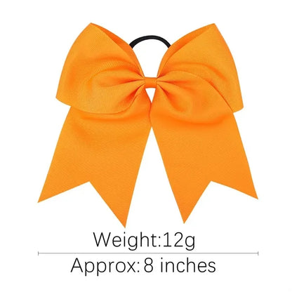 8 Inch Bow Hair Tie
