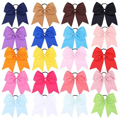 8 Inch Bow Hair Tie
