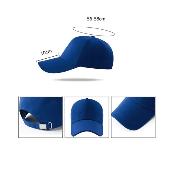 Poly-Canvas Structured 5 Panel Caps w/ Metal Tuck in Buckle