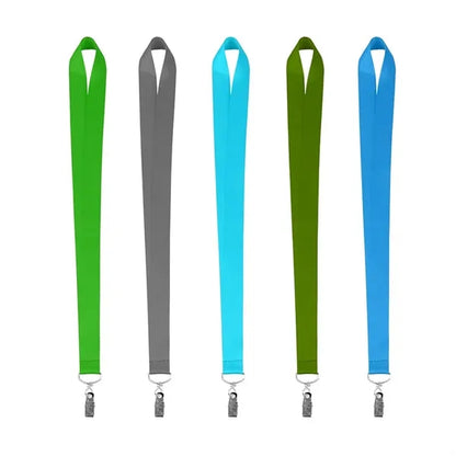1" Full Color Dye Sublimated Lanyard With Metal Bulldog Clip