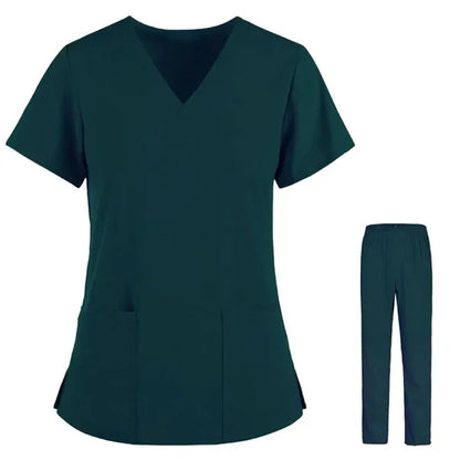 Scrubs Medical Uniform Top Pant Set