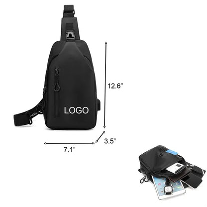 Stylish Waterproof Multi-Pocket Durable Chest Bag