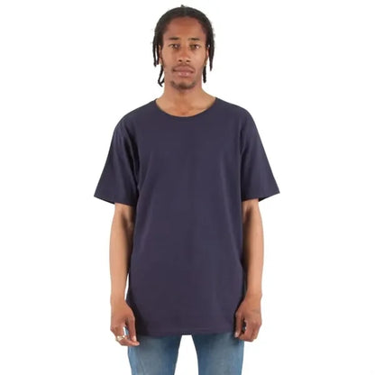 Shaka Wear Adult Curved Hem Long T-Shirt