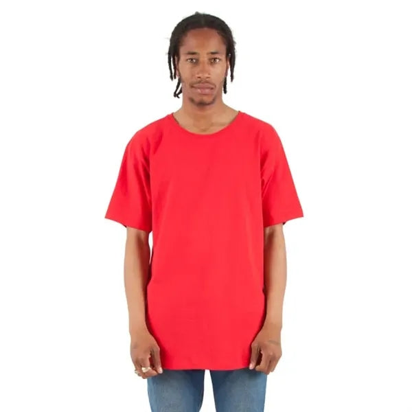 Shaka Wear Adult Curved Hem Long T-Shirt